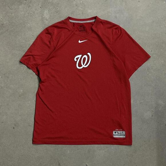 Vintage Retro Nike MLB Nationals Graphic Tee - Picture 1 of 5